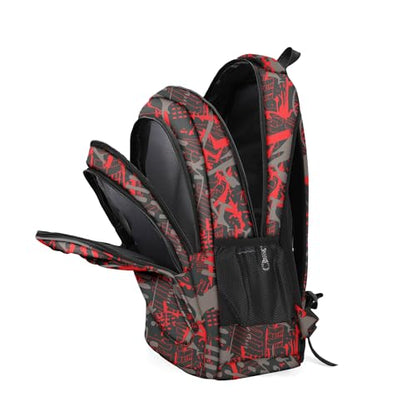 rickyh style Stylish Backpack: Multi-functional and Lightweight Bag for Travel, School, and Outdoor Activities - color: 007tuhong