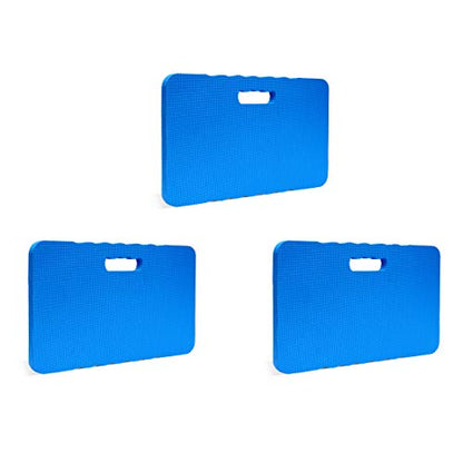 Gardzen 3-Pack Garden Kneeling Pad, EVA Foam Kneeler Pad for Gardening, Baby Bath, Yoga, Pilates, Exercise, 18" x 11" x 1", Blue - size: 18" x 11" x 1" - 3 Pack