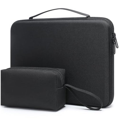 HYZUO 13.3-14 Inch Hard Shell Case Laptop Sleeve for MacBook Pro 14 M5/M4/M3/M2/M1 Pro/Max A3426 A3427 2026-2021, MacBook Pro/Air 13, Dell Pro 13/14 Premium, 13.8"-13" Surface Laptop, Black - color: Black, size: 13.3-14 Inch