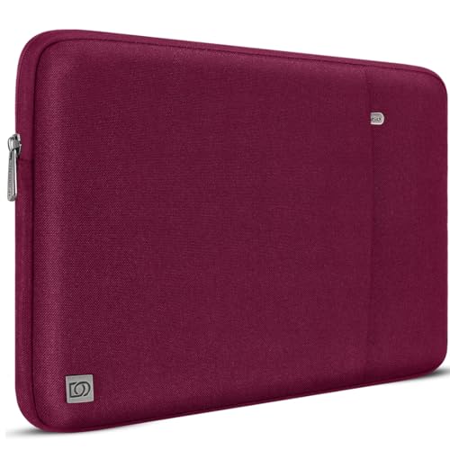 DOMISO Laptop Case Sleeve Cover Bag for 13 inch MacBook Air M5(2026) M4 M3 M2 M1,Fits 13" MacBook Neo A18,MacBook Pro M2/M1,Compatible with 13 inch HP Dell ASUS Lenovo Notebook, Wine - color: Wine, size: 13 inch for MacBook Air/Pro