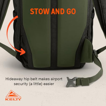 Kelty | Redwing Traveler Backpacks, Travel Pack for Adventure Travel - color: Black, size: 30L