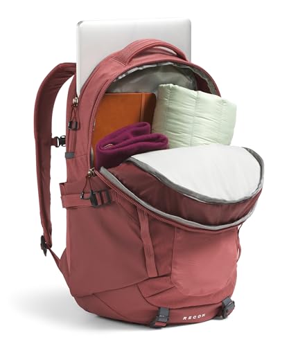 The North Face Women's Recon Everyday Laptop Backpack - PFAS Free, Canyon Dust Dark Heather, One Size - color: Canyon Dust Dark Heather