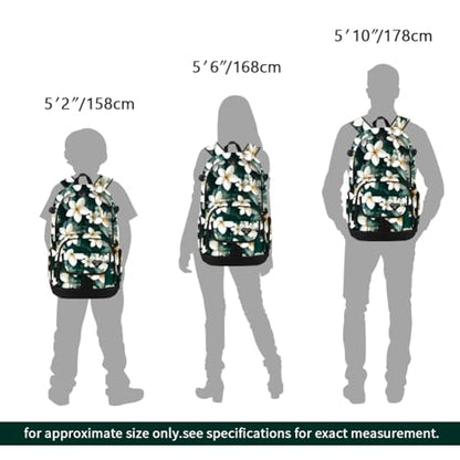 rickyh style School Backpack Travel Bag for Men & Women Lightweight College Back Pack with Laptop Compartmen - color: 04jdhua