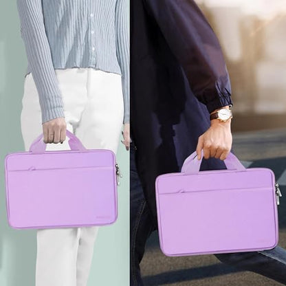 Hseok Laptop Case for MacBook Pro 14 inch TSA Sleeve Handbag, Purple - color: Purple