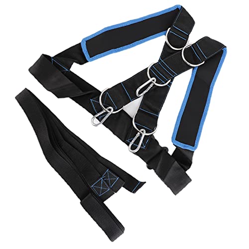 Ejoyous Sled Harness, Tire Pulling Harness Fitness Training Trainer with Adjustable Padded Shoulder Strap for Speed Improvement and Strength Training