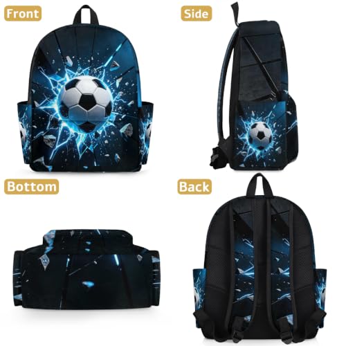 Sport Football Ball Kids Backpack for Boys Girls Soccer Sport Preschool Toddler Backpack Kindergarten Nursery Bookbag Travel Children Lightweight School Bag - color: Soccer