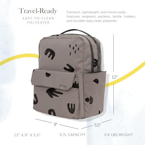 RED ROVR - Mini Roo Backpack (Truffle Doodle) - color: Truffle Doodle
