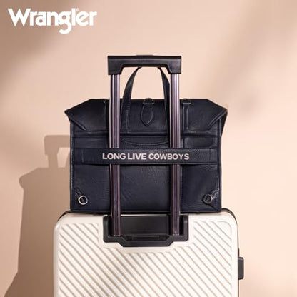 Wrangler Laptop Bag for Women Messenger Bag Briefcase Computer Backpack Convertible Satchel Bag - color: Black, size: 13 inch