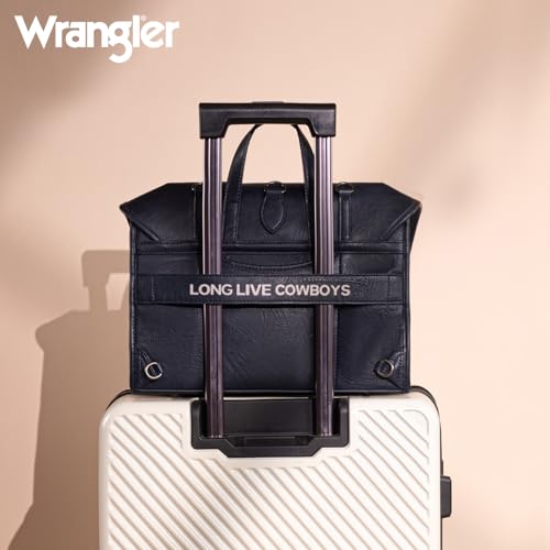 Wrangler Laptop Bag for Women Messenger Bag Briefcase Computer Backpack Convertible Satchel Bag - color: Black, size: 13 inch