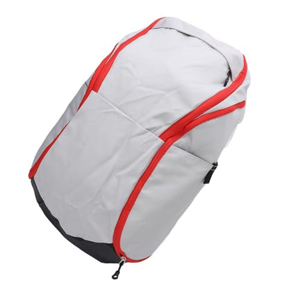 Basketball Backpack with Laptop Compartment, Large Capacity, Wet and Dry Segregation, Water, Lightweight Sports Backpack for Exercise Supplies and Daily Commute - color: Grey White