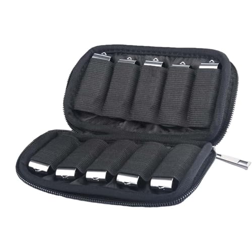 Flash Drive Case JBOS USB Holder Storage Bag,Thumb Drive Caes, Jump Drive Case, USB Organizer - color: Blue-10 Slots