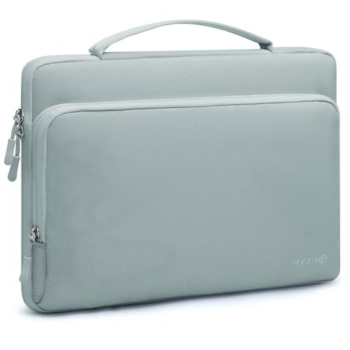 HYZUO 13 Inch Laptop Bag Case Sleeve for MacBook Air 13 M5 M4 M3 M2 M1 2026-2018 A3449, 13" MacBook Neo 2026, MacBook Pro 13 M2 M1 2026-2016, 12.9"-13" iPad Pro/Air, Surface Pro, XPS 13, Ash Blue - color: Ash Blue, size: 13 Inch