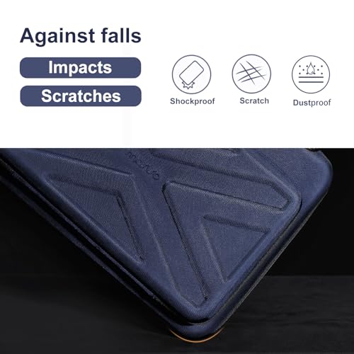 MOSISO Laptop Bag for Men,15-16 inch Computer Bag Compatible with MacBook Air 15 inch/Pro 16 inch, HP, Dell, Lenovo, Asus, Acer, Hard Shell Laptop Case with Front Pocket&Shoulder Strap, Navy Blue - color: Navy Blue, size: 16 inch