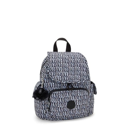 Kipling Women's City Pack Mini Backpack, Lightweight Versatile Daypack, Durable and Water-Resistant - color: Holiday Waves, size: 10.75''L x 11.5''H x 5.5''D