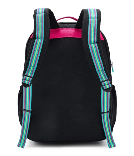 Kipling Women's Seoul Extra Large Fc 17" Laptop Backpack, Durable, Roomy with Padded Shoulder Straps, Built-In Protective Sleeve - color: Black Fun C, size: 13.5''L x 17.75''H x 9''D