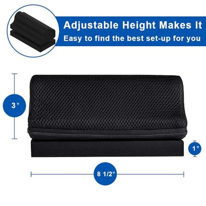 StrongTek Cervical Neck Wedge – Firm Foam Orthotic Block for Neck Curve Restoration, Support for Posture Correction, Headache Relief, and Cervical Traction at Home