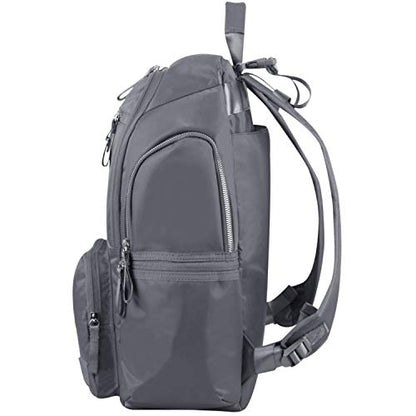 BODHI Baby Waterproof Multi-Function Travel Essentials Baby Tote Diaper Bag Backpack Changing Pad, Stroller Straps for Parents, Unisex, Ash Gray - color: Ash Gray
