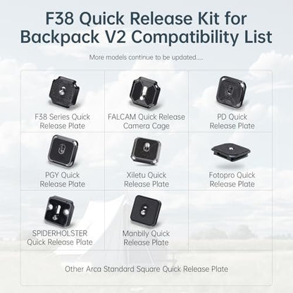 FALCAM F38 Backpack Camera Clip V2 Solo (Clip Only) - F38B3802 - size: Clip Only