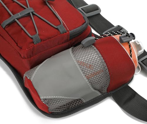 Waist Pack with Water Bottle Holder for Running Walking Hiking Fanny Pack Hydration Belt - color: ‎Gypsy Red