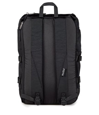 JanSport Skip Pack Backpack – 28L Capacity, Fits 13.5" Laptop, Large Main Compartment, Side Water Bottle Pocket – Ideal for Work & Travel, Black - color: Black