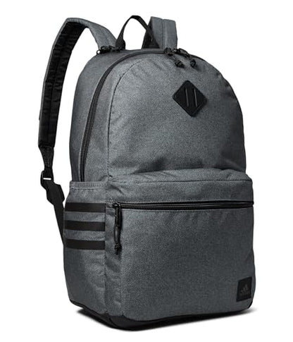 adidas 3-Stripe Classic backpack for men and women, bag with laptop sleeve - color: Twill Onix Grey/Black/5.0