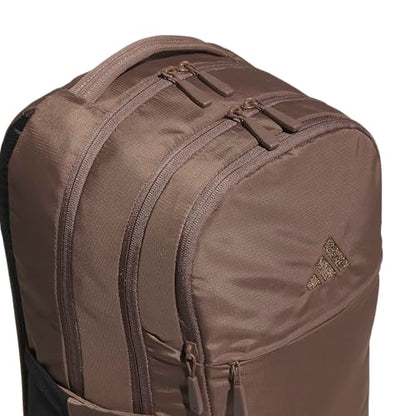 adidas PHNM Backpack for Laptop, School and Travel, 28L - color: Earth Strata Brown/Black