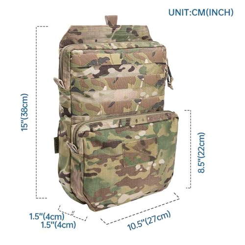 EXCELLENT ELITE SPANKER Tactical MOLLE Hydration Pack for 3L Hydration Water Bladder Molle Vest Accessory - color: Multicam