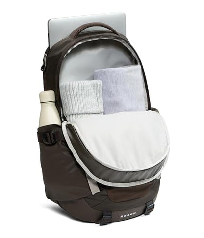 The North Face Recon Everyday Laptop Backpack - Daypack, Water Repellent, Laptop Sleeve, 2 Water Bottle Pockets, Dark Chestnut/Stone Slab, One Size - color: Dark Chestnut/Stone Slab, size: One Size