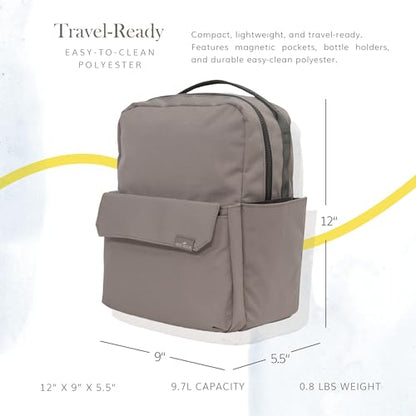 RED ROVR Mini Roo Lightweight Backpack | 6 pockets for everyday essentials (Truffle) - color: Truffle