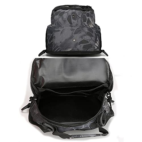 Outdoor Sports Hiking Sling Bag Shoulder Pack Camouflage Tactical Molle Combat Chest Bag - color: 3 Color Desert