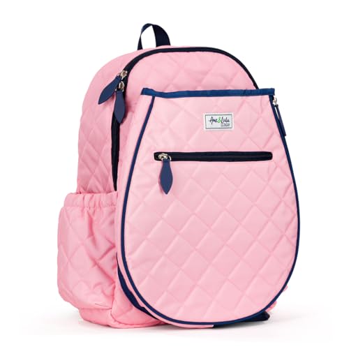 Ame & Lulu Kids Big Love Tennis Backpack - color: Quilted Blush