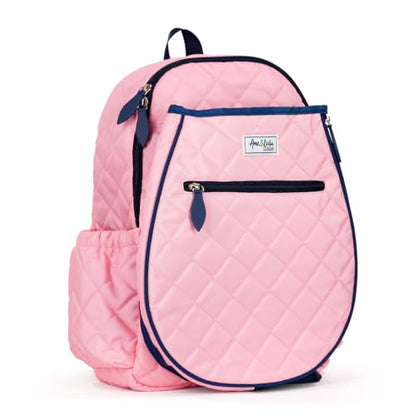 Ame & Lulu Kids Big Love Tennis Backpack - color: Quilted Blush