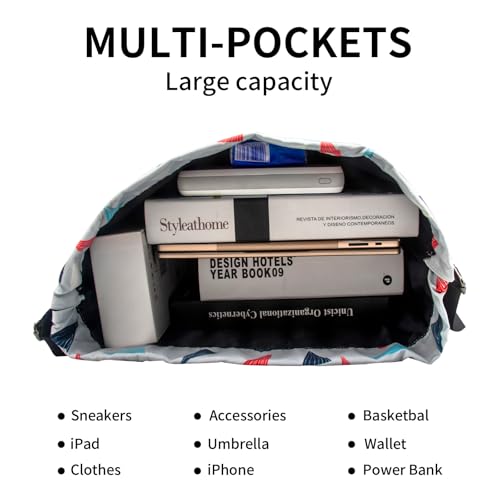 Peicees Waterproof Drawstring Sport Bag Lightweight Sackpack Backpack for Men and Women - color: X_diamond