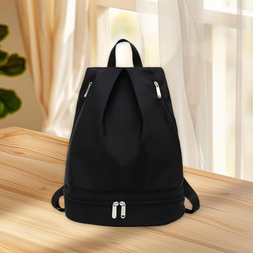 kowaku Gym Backpack Fitness Bag Travel Beach Waterproof Dry and Wet Separation with Shoe Compartment Adjustable Strap Small Gym Bag