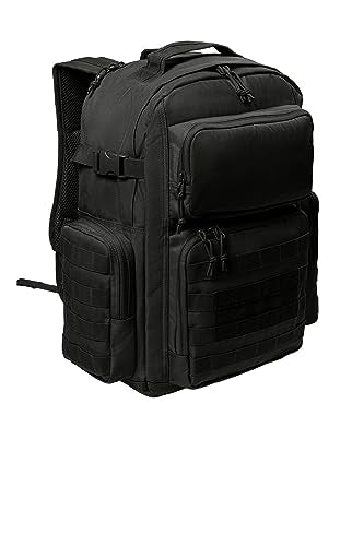 Tactical Gear bag Heavy Duty Duffel Gym bag/Tactical Backpack Custom Embroidered with your own text (Black Backpack) - color: Black Backpack