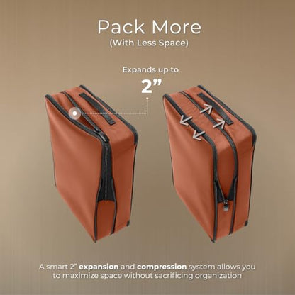 Briggs & Riley Travel Essentials Carry-On Compression Packing Cube Set - color: Canyon, size: Carry-On