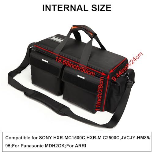 Large Camera Bag, Pressure proof &Waterproof DSLR SLR Mirrorless Gadget bag,Cine Cube Bag for Camera Gear, Photographer, Videographer Videomakers，For FS7/FS6(XL) - size: XL(HDV5024)