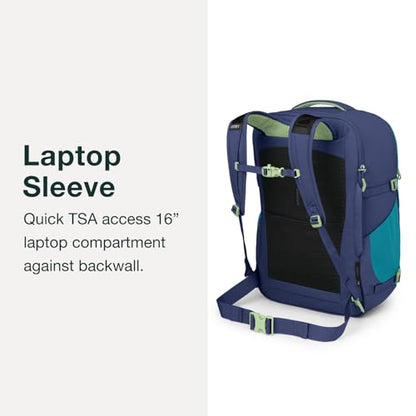Osprey Daylite 44L Carry-On Travel Pack - Lightweight, Durable Backpack with Streamlined Design - Versatile, Spacious Bag for Weekend Trips or Business, Black - color: Black
