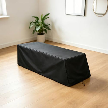 Weight Bench Cover Waterproof Heavy Duty Exercise Workout Bench Cover, Home Gym All-Weather Protective Covers Fit for Sit-up Board Flat Lifting Benches and Fitness Equipment - size: 44'' L x 50'' W x 21'' H