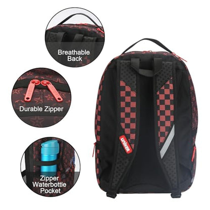 Graffiti Backpack, Designer Laptop Backpack for 15.6 Inch Work,Water Resistant Backpack Computer Bag, PrepBear - color: Prepbear
