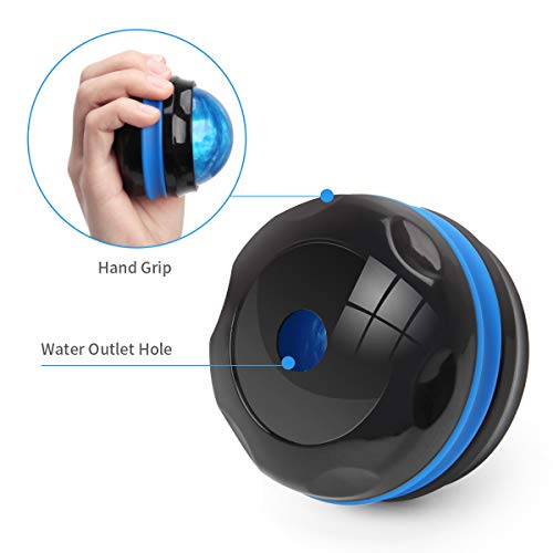 Coolrunner Massage Ball, Manual Roller Massager, 2-Pack Handheld Self Massage Therapy and Relax Full Body Tools for Sore Muscles, Shoulders, Neck, Arms, Legs, Back, Foot, Body (Blue+Purple) - color: Blue+purple