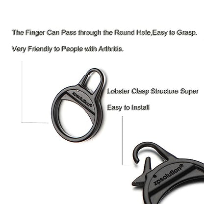 Zpsolution Zipper Tab Fixer Repair | Easy Use, For Broken and Missing Pulls, For Clothes, Jackets, Coats, Sweaters, Boots & Shoes, Backpack, Handbags - color: 2 black