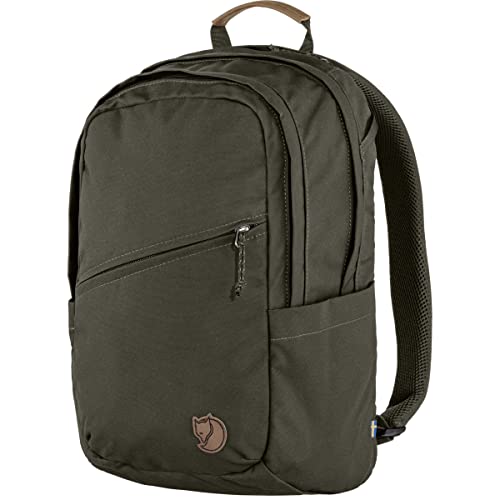 Fjällräven Raven 20 Backpack - Multi-Pocket Organization, Padded Support, Durable Fabric - Commuting, Travel, Dark Olive - color: Dark Olive