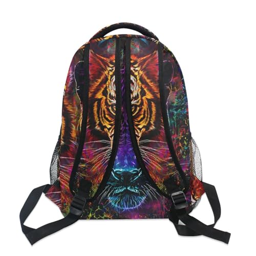 ALAZA Panther Leopard Animal Print Large Backpack for Kids Boys Girls Student Personalized Laptop iPad Tablet Travel School Bag with Multiple Pockets - color: Panther