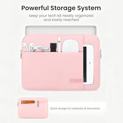 Lacdo Chromebook Case 11 Inch Laptop Sleeve for 11 Inch Acer HP Lenovo Dell Samsung ASUS Chromebook Spin 3 11, 13 inch New Surface Pro 11 Copilot+PC / 10 9 8 X, 11.6" MacBook Air Computer Bag, Pink - color: Pink, size: 11-11.6 Inch