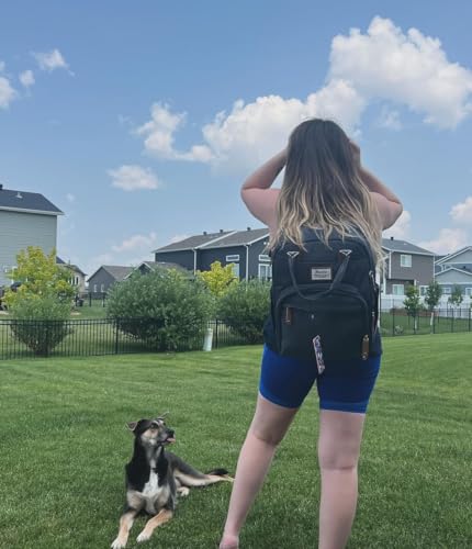 RUVALINO Diaper Bag Backpack, Multifunction Travel Back Pack Maternity Baby Changing Bags, Diaper Changing Totes, Waterproof and Stylish, Navy Blue - color: Navy Blue