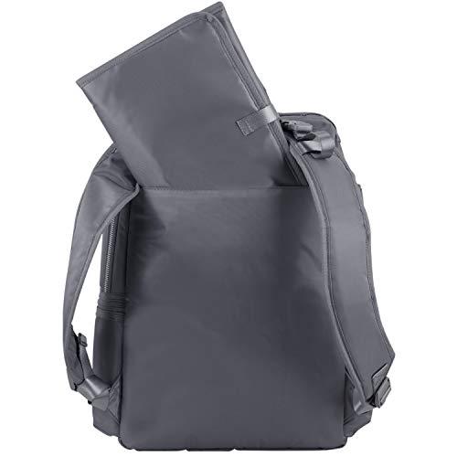 BODHI Baby Waterproof Multi-Function Travel Essentials Baby Tote Diaper Bag Backpack Changing Pad, Stroller Straps for Parents, Unisex, Ash Gray - color: Ash Gray
