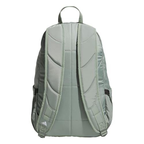 adidas Defender 5 Backpack for Sports, Gym, School and Travel, 33L, Silver Green/White, OSFA - color: Silver Green/White