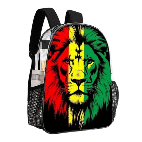Lightweight Rucksacks for Camping Picnic Walking Cycling, Large Capacity Multipurpose Anti-Theft Carry On Bag, Reggae Rasta Flag Lion Travel Hiking Camping Rucksack - color: Pattern 211