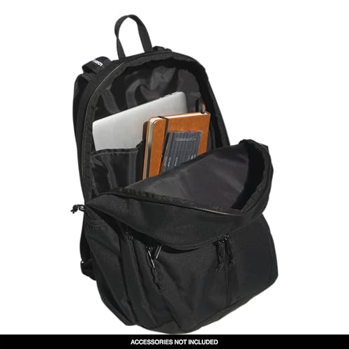 adidas Prime 7 Backpack for Laptop, School and Travel, 37L - color: Black/White/2